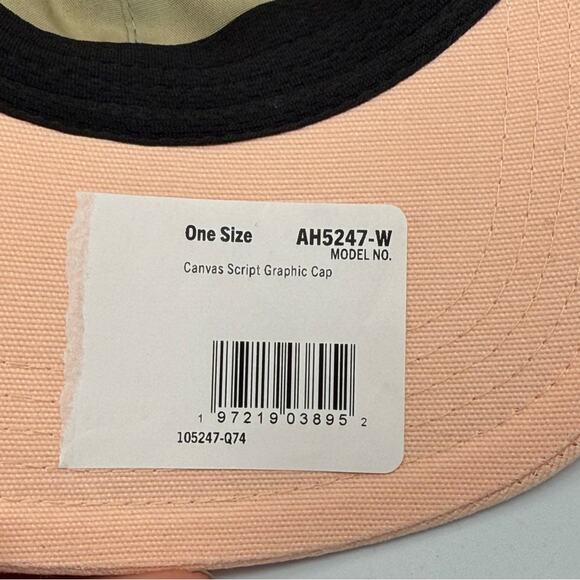 Carhartt Light Peach Baseball Cap, Adjustable Strap Closure. Embroidered Logo - Picture 9 of 9